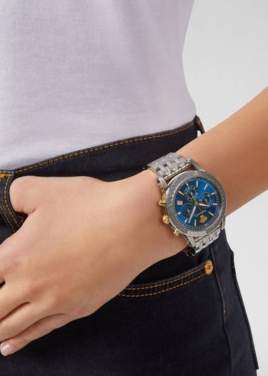 Versace Armbanduhr SPORT TECH 40MM D/BLU B/ BIC /IP2N MIDDLEC W/CHE TEXTU VELT00119